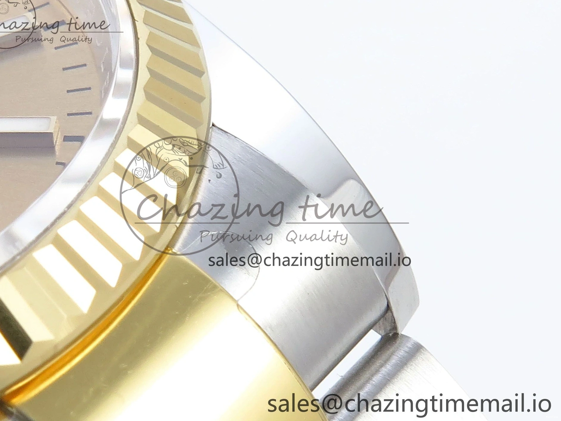 MiroTime 0418 SmartChoice DateJust 36 126233 EWEF Best Edition YG Stick Dial on SS YG Oyster Bracelet A 669